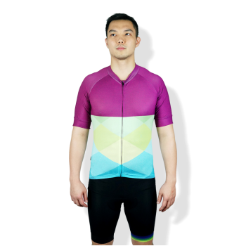 TRIJEE | CYCLING JERSEY - LOUISON GREEN PURPLE 